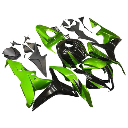 Carene 2007-2008 Honda CBR 600 RR Metallico Nero &amp; Verde Honda Generico