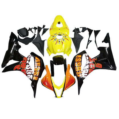 Carene 2007-2008 Honda CBR 600 RR Giallo Nero Valentino Rossi Generico