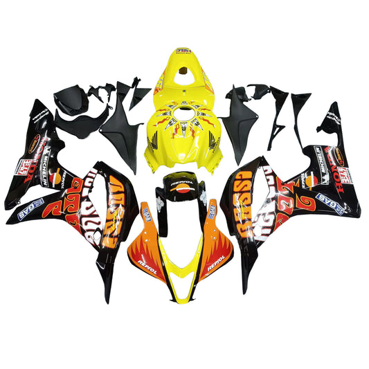 Carene 2007-2008 Honda CBR 600 RR Giallo Nero Valentino Rossi Racing Generico