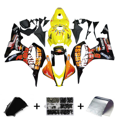 Carene 2007-2008 Honda CBR 600 RR Giallo Nero Valentino Rossi Racing Generico