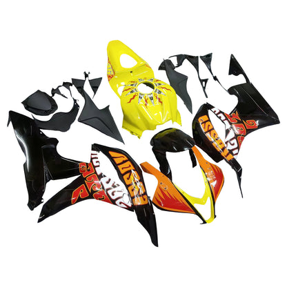 Carene 2007-2008 Honda CBR 600 RR Giallo Nero Valentino Rossi Racing Generico