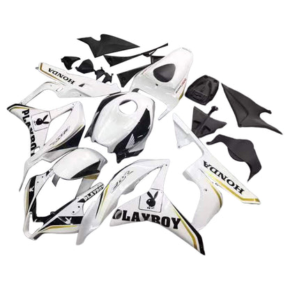 Carene 2007-2008 Honda CBR 600 RR Bianco &amp; Nero Playboy Racing Generico