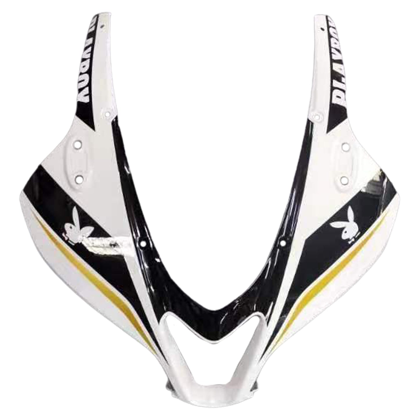 Carene 2007-2008 Honda CBR 600 RR Bianco &amp; Nero Playboy Racing Generico