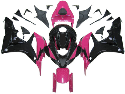 Carene 2007-2008 Honda CBR 600 RR Rosa Nero Honda Generico