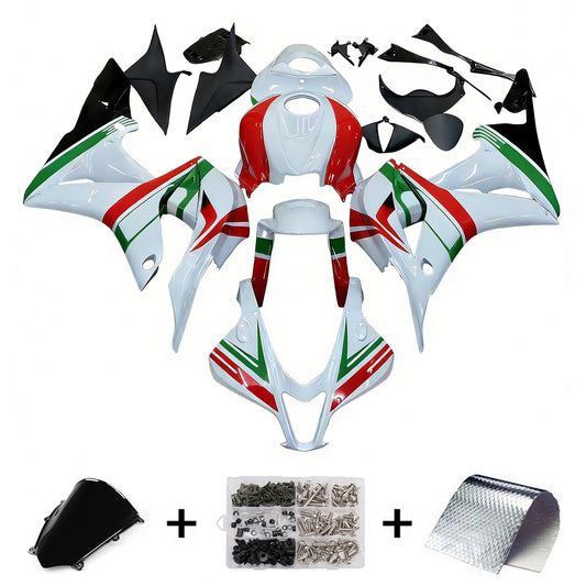 Amotopart 2007-2008 Honda CBR600 Cladding Multi White Kit