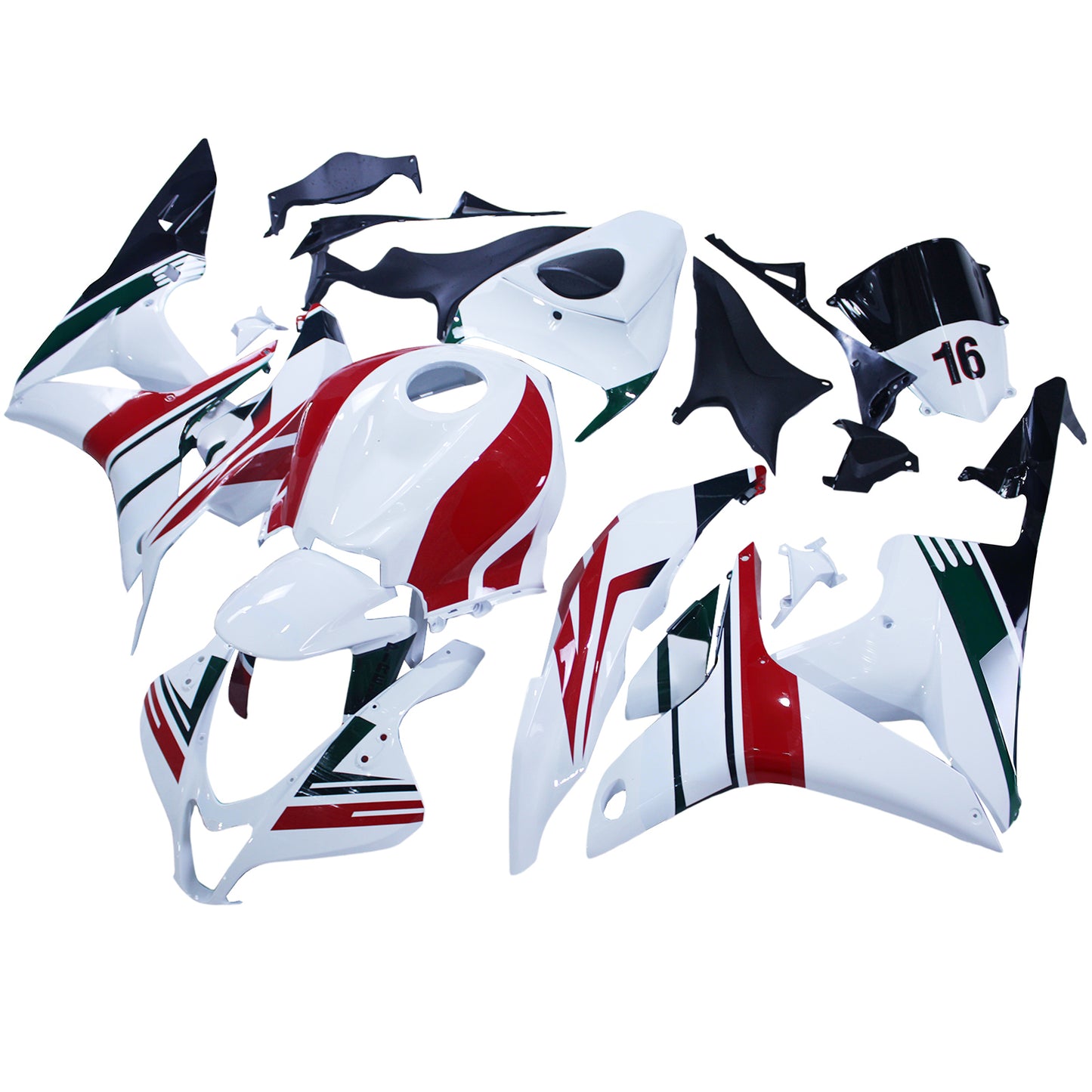 Amotopart Honda CBR600RR 2007-2008 F5 Kit carena Carrozzeria Plastica ABS