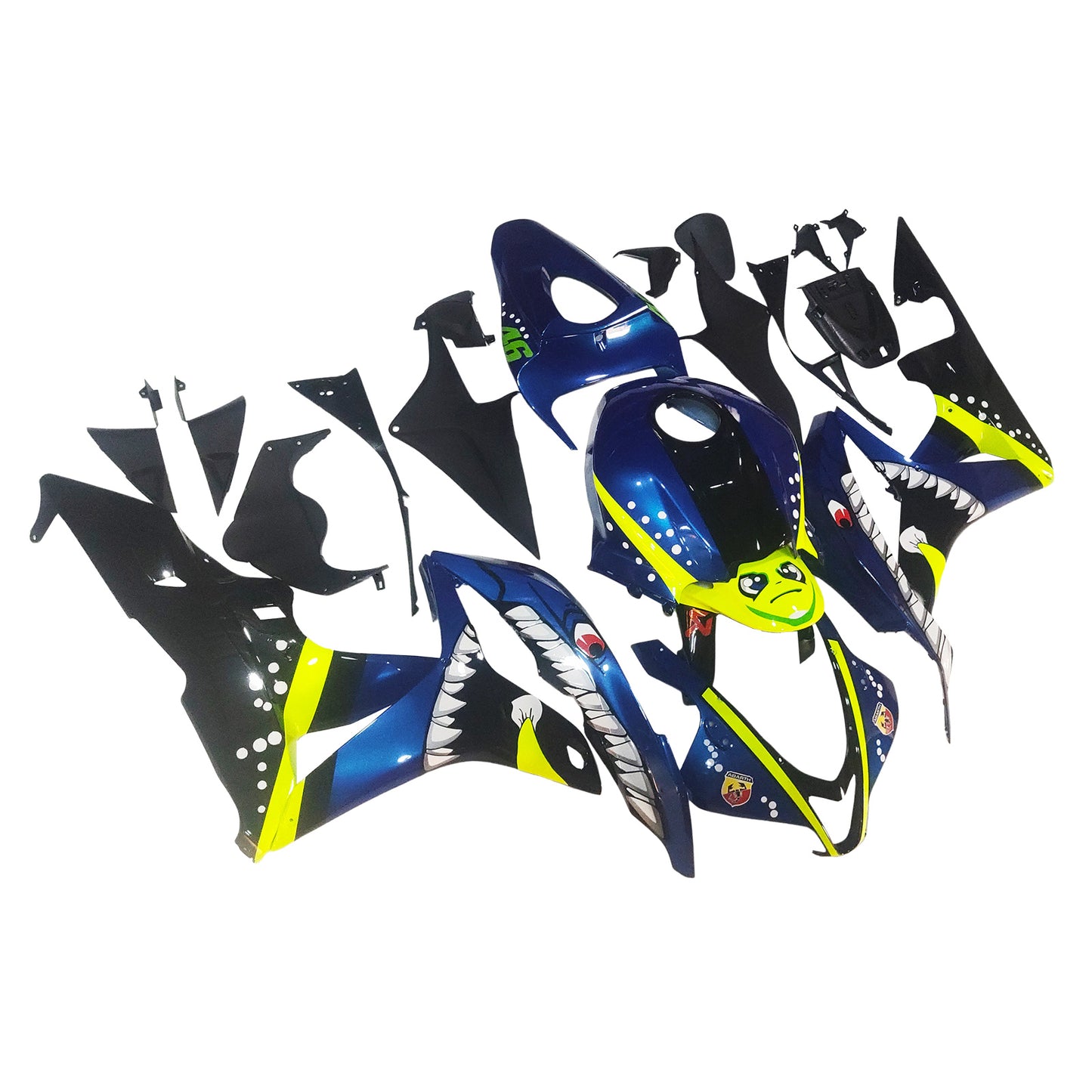 Amotopart Honda CBR600RR 2007-2008 F5 Kit carena Carrozzeria Plastica ABS