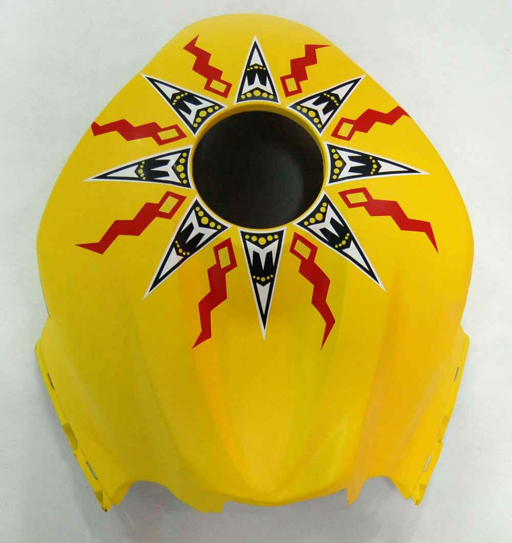 Carene 2009-2012 Honda CBR 600 RR Giallo & Nero Valentino Rossi Moto Generic