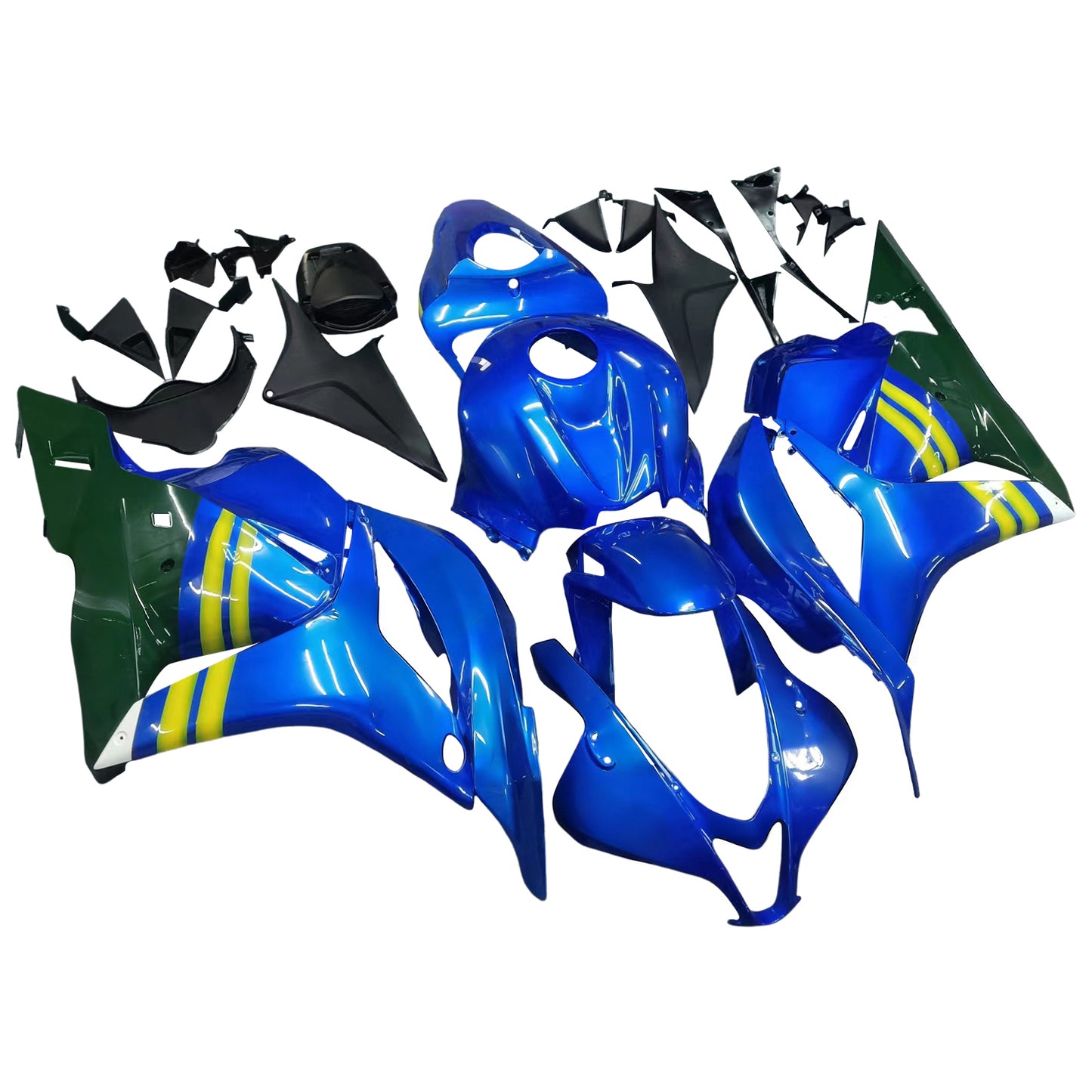 Carene 2009-2012 Honda CBR 600 RR Blu & Verde Movistar Racing Generico