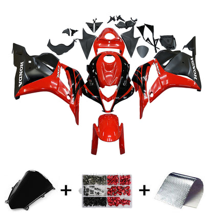 Carene 2009-2012 Honda CBR 600 RR Rosso &amp; Nero CBR Racing Generico