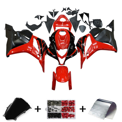 Carene 2009-2012 Honda CBR 600 RR Rosso &amp; Nero CBR Racing Generico