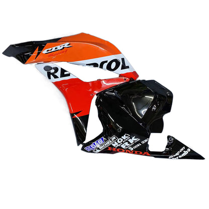 Carene 2009-2012 Honda CBR 600 RR Nero &amp; Arancione Repsol Racing Generico