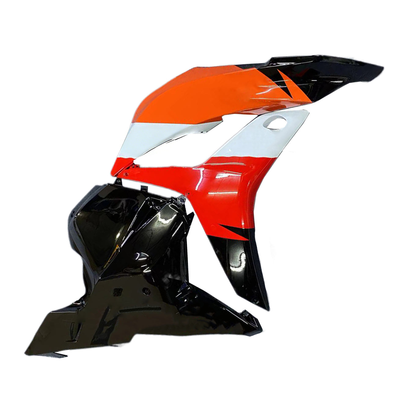 Carene 2009-2012 Honda CBR 600 RR Nero &amp; Arancione Repsol Generico