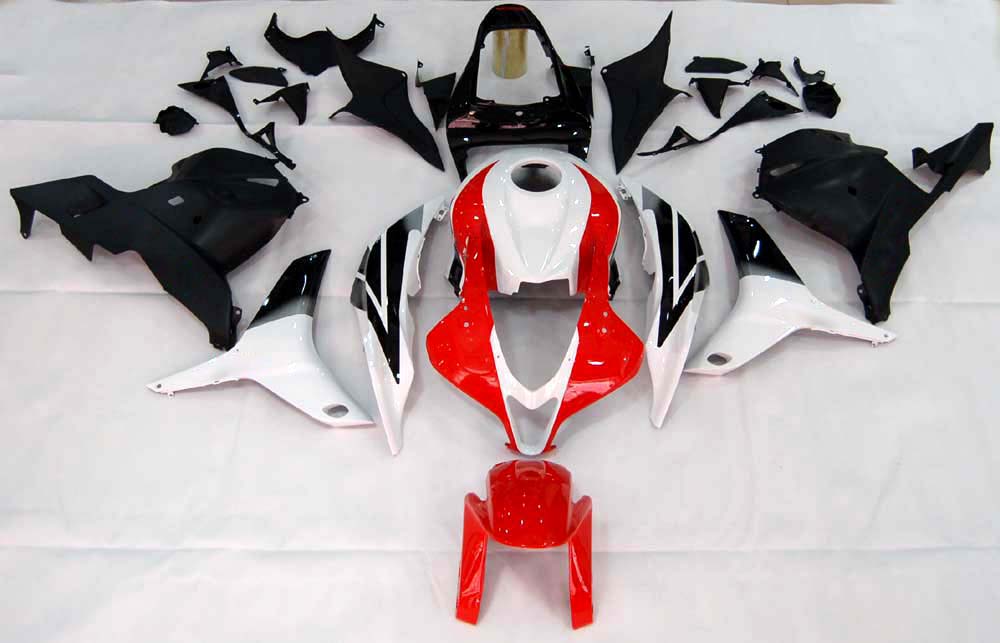 Carene 2009-2012 Honda CBR 600 RR Rosso Bianco Nero CBR Racing Generico