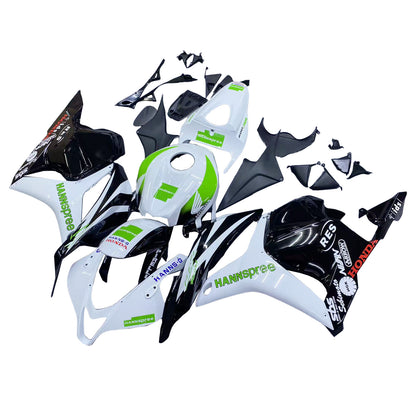 Carene 2009-2012 Honda CBR 600 RR Bianco &amp; Nero Hannspree Racing Generico