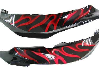 Carene 2009-2012 Honda CBR 600 RR Black & Red Flame Generico