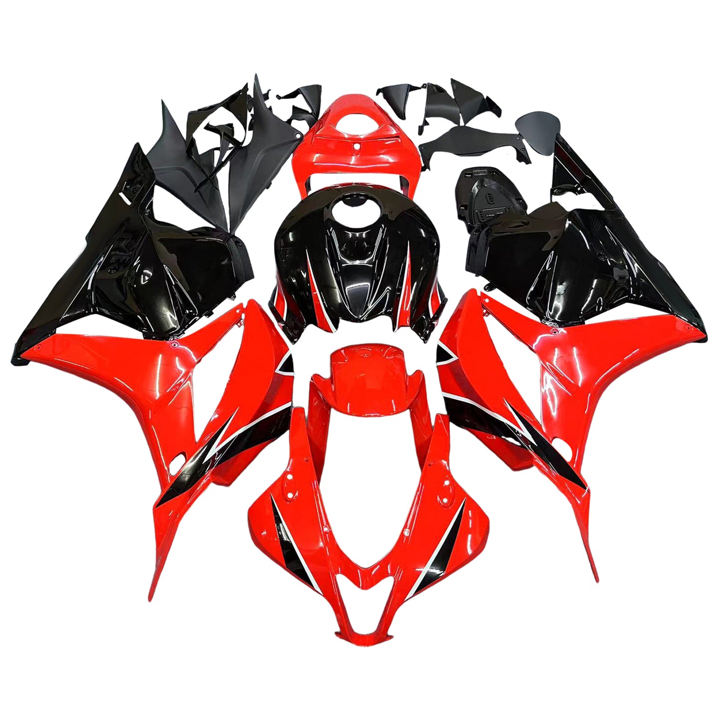Carene 2009-2012 Honda CBR 600 RR Rosso & Nero Honda CBR Generic