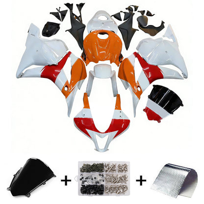 Carene 2009-2012 Honda CBR 600 RR Arancione &amp; Bianco Repsol Racing Generic