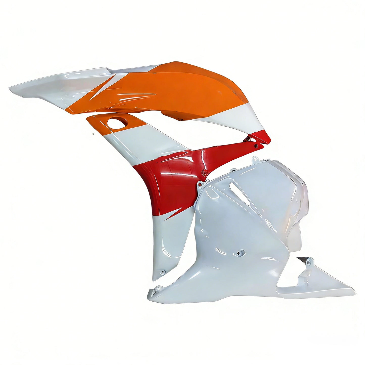 Carene 2009-2012 Honda CBR 600 RR Arancione &amp; Bianco Repsol Racing Generic