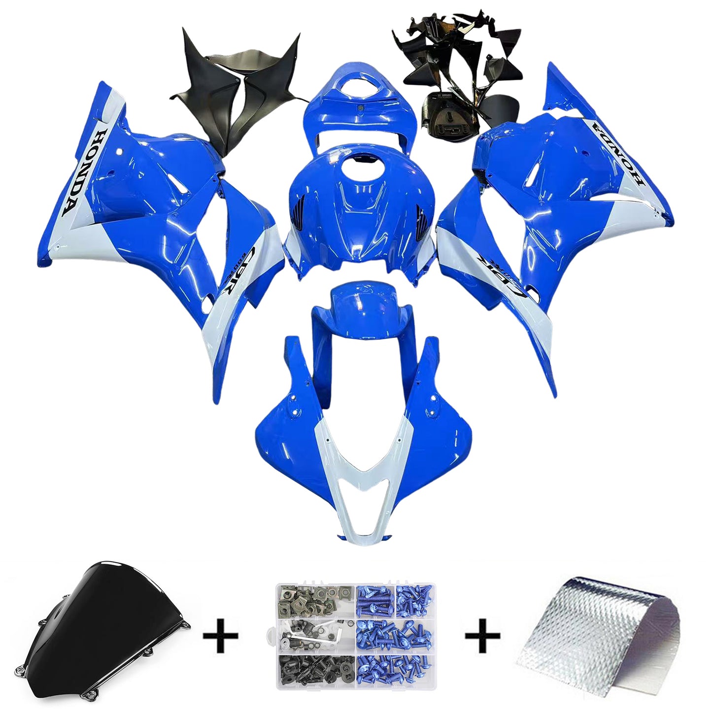 Amotopart Honda CBR600RR 2009-2012 F5 Kit carena Carrozzeria Plastica ABS