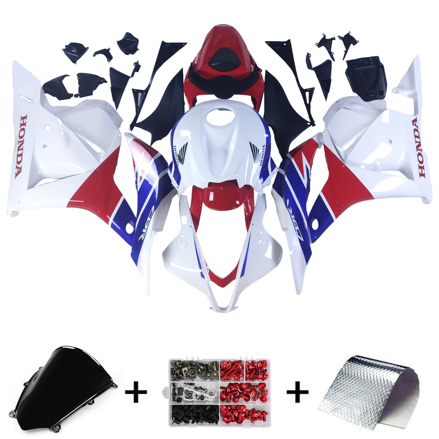 Amotopart Honda CBR600RR 2009-2012 F5 Kit carena Carrozzeria Plastica ABS