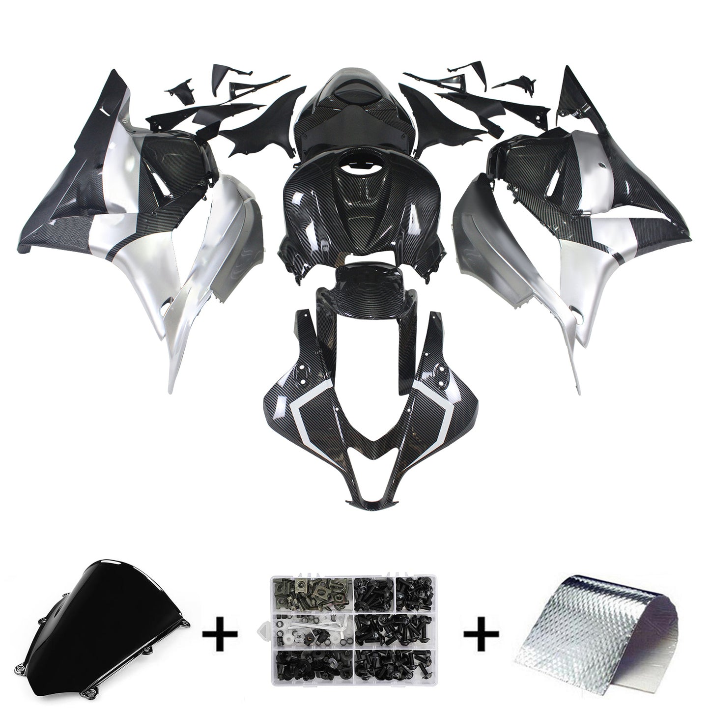 Amotopart Honda CBR600RR 2009-2012 F5 Kit carena Carrozzeria Plastica ABS