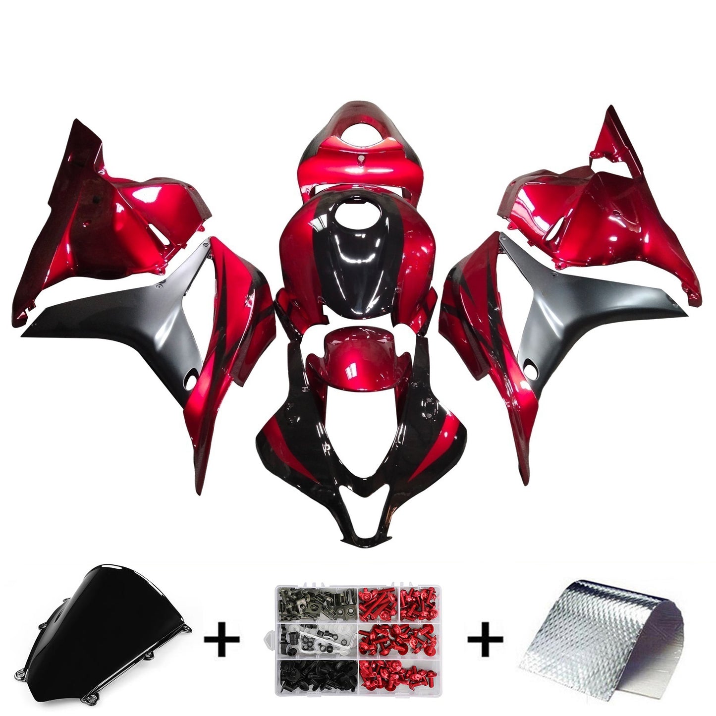 Amotopart Honda CBR600RR 2009-2012 F5 Kit carena Carrozzeria Plastica ABS