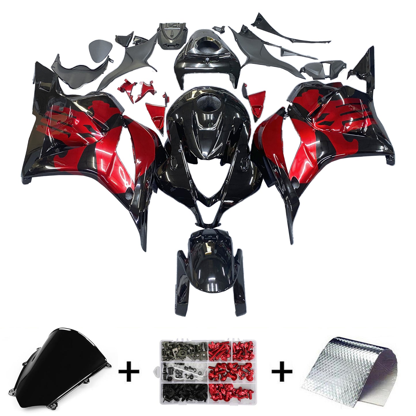 Amotopart Honda CBR600RR 2009-2012 F5 Kit carena Carrozzeria Plastica ABS
