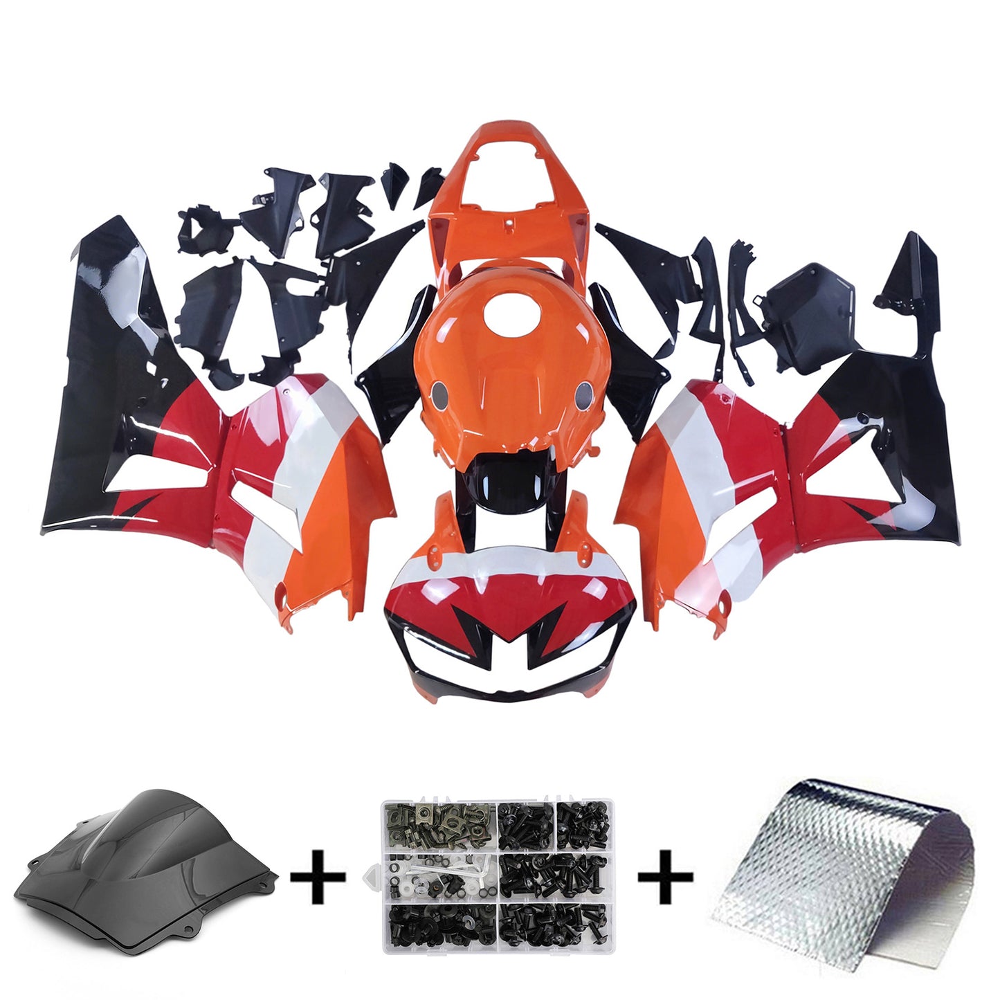 Carene 2013-2026 Honda CBR600RR Repsol Arancione Generico