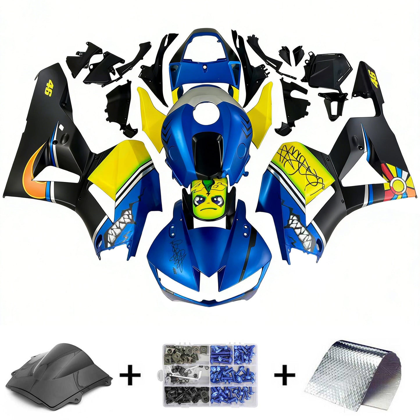 Amotopart Honda CBR600RR 2013-2026 F5 Kit carena Carrozzeria Plastica ABS