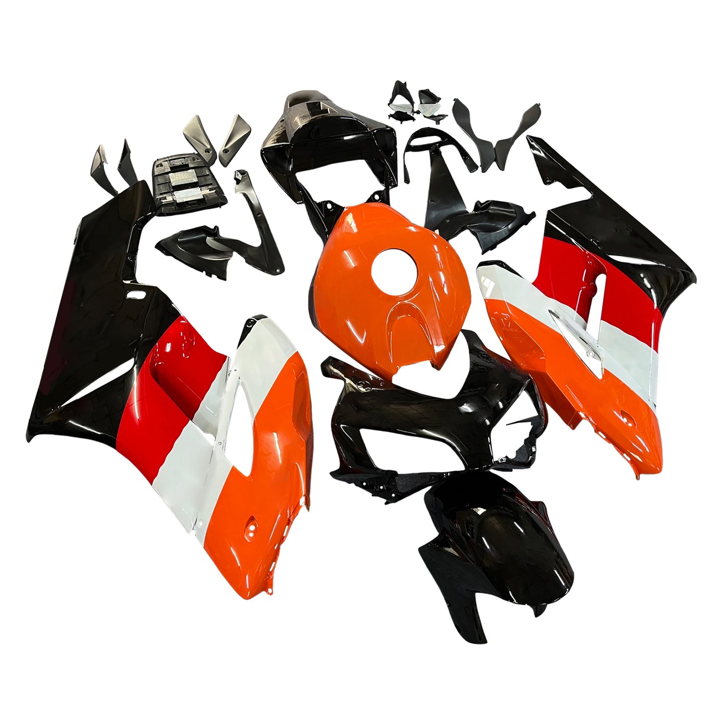 Carene 2004-2005 Honda CBR 1000 RR Nero Arancio Repsol Racing Generico