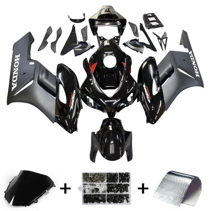 Amotopart Cladding CBR1000RR 2004-2005 rivestimento Honda Racing All Black Fearing Kit