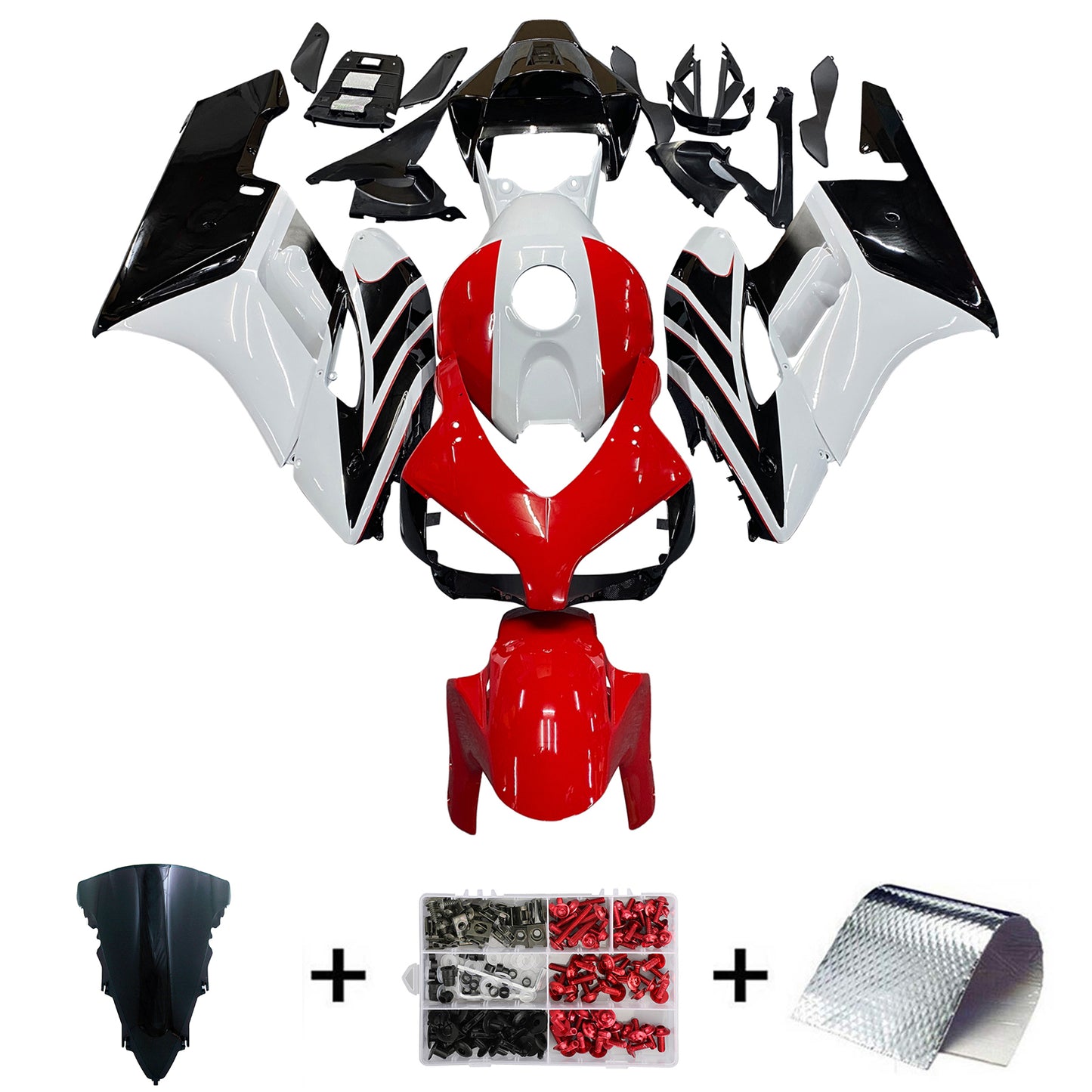 Carene 2004-2005 Honda CBR 1000 RR Bianco Rosso Nero CBR Generico