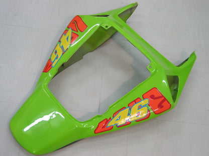 Carene 2004-2005 Honda CBR 1000 RR Nero Verde Valentino Rossi Generico