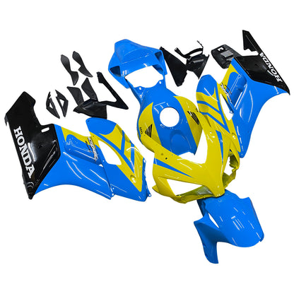 Amotopart rivestimento Honda CBR1000RR 2004-2005 Kit di cicli gialli blu giallo blu