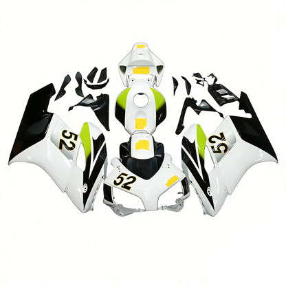 Amotopart Cladding Honda CBR1000RR 2004-2005 Cladding White Kit di memoria di corse neri di Hannspree