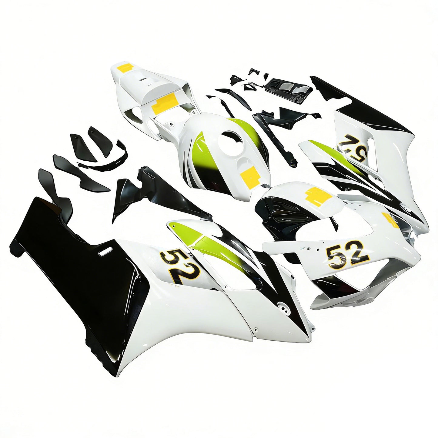 Carene 2004-2005 Honda CBR 1000 RR Bianco Nero Hannspree Racing Generico