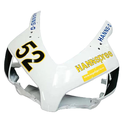 Amotopart Cladding Honda CBR1000RR 2004-2005 Cladding White? Kit di memoria di corse neri di Hannspree