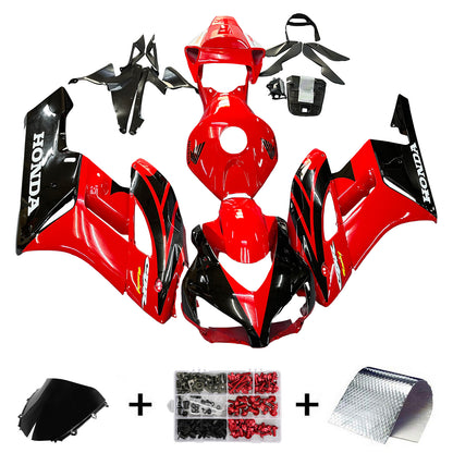 Amotopart Cladding Honda 1000RR 2004-2005 Cladding Red Black CBR Kit kit di corse