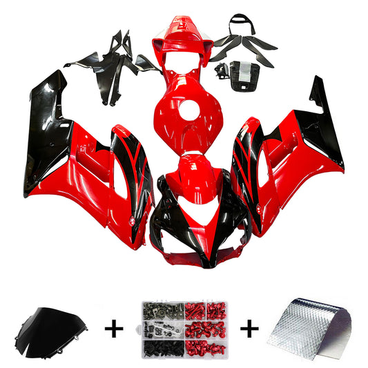 Amotopart Cladding Honda 1000RR 2004-2005 Cladding Red Black CBR Kit kit di corse