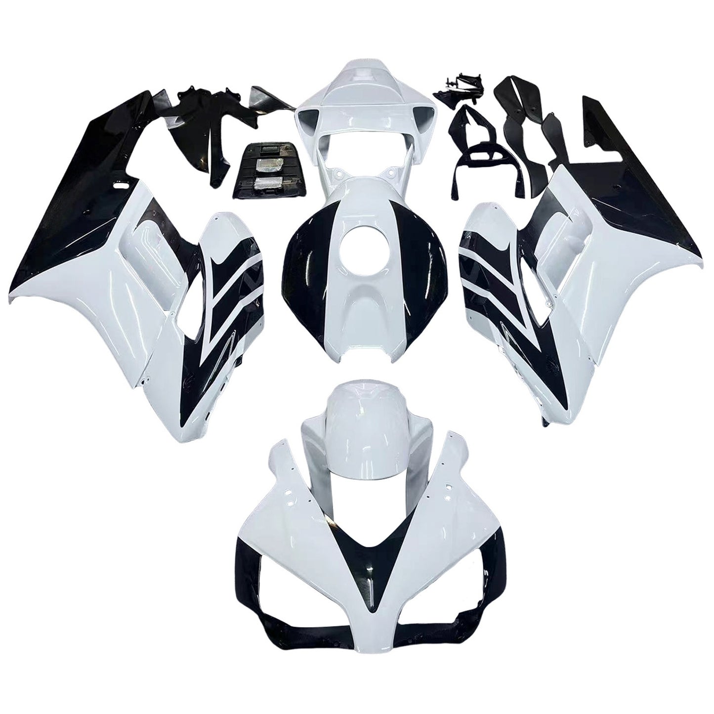 Carene 2004-2005 Honda CBR 1000 RR Bianco Nero CBR Generico
