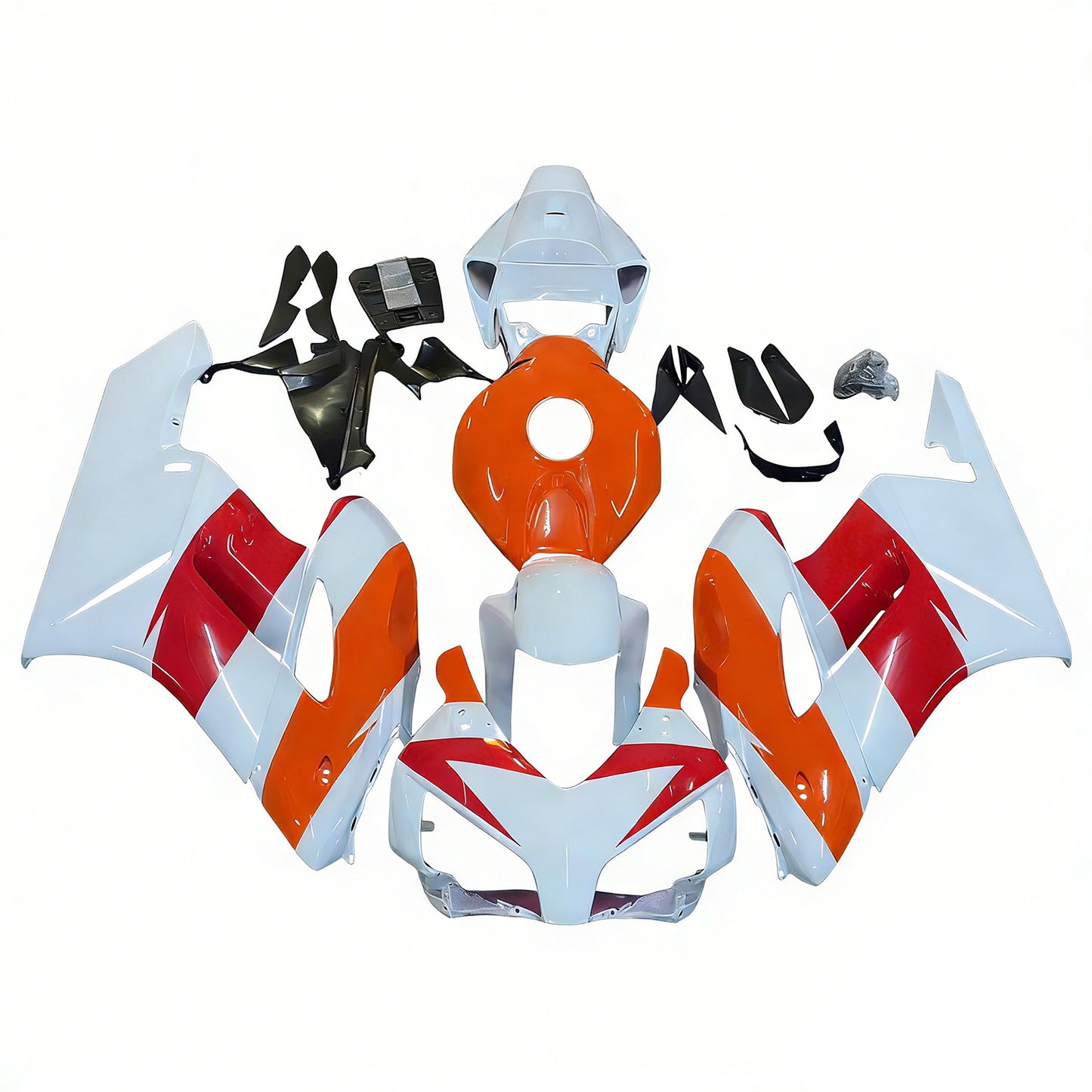 Carene 2004-2005 Honda CBR 1000 RR Bianco Arancio Repsol Racing Generico