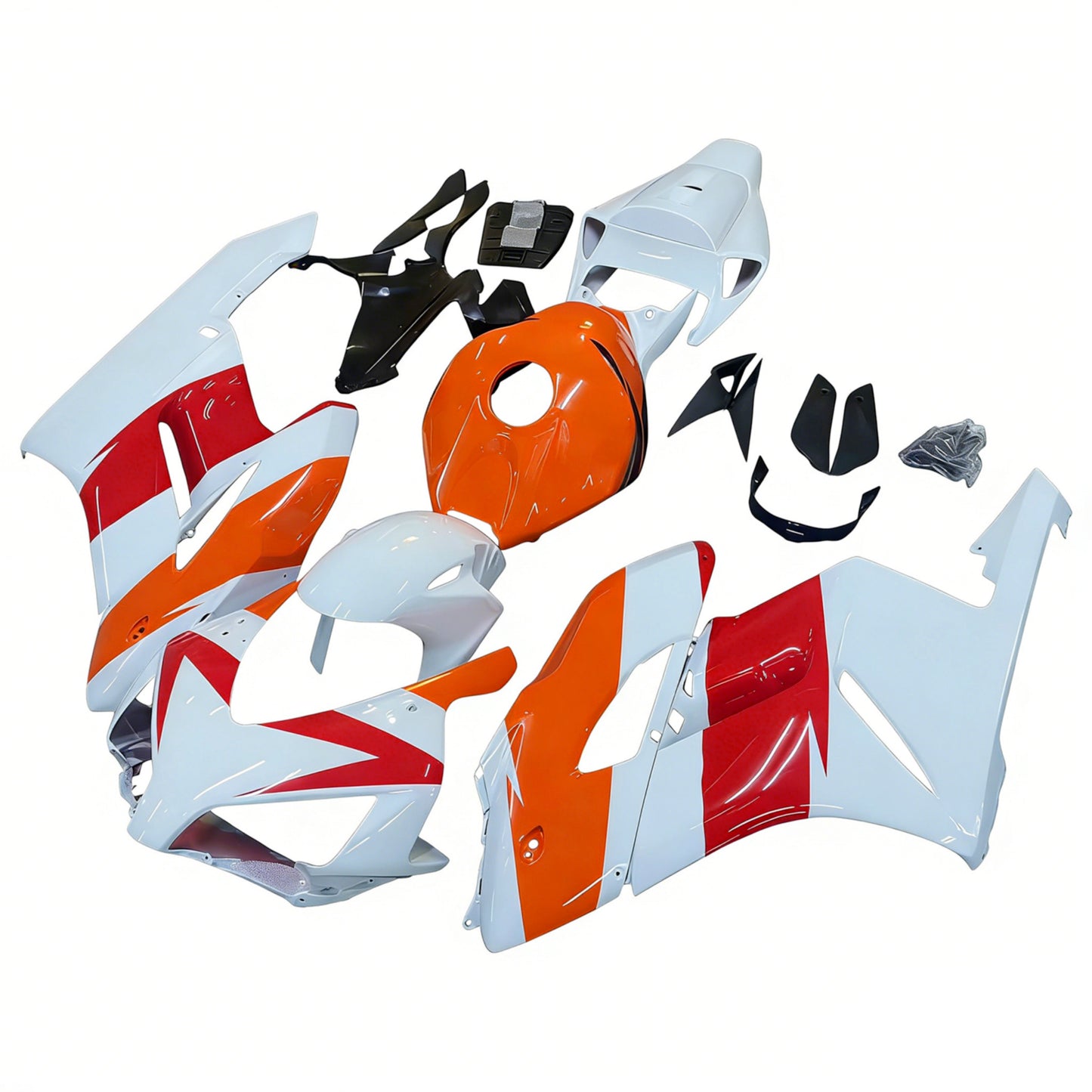 Carene 2004-2005 Honda CBR 1000 RR Bianco Arancio Repsol Racing Generico