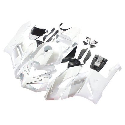 Amotopart rivestimento Honda CBR1000RR 2004-2005 rivestimento di rivestimento bianco kit di rivestimento di separazione in argento bianco