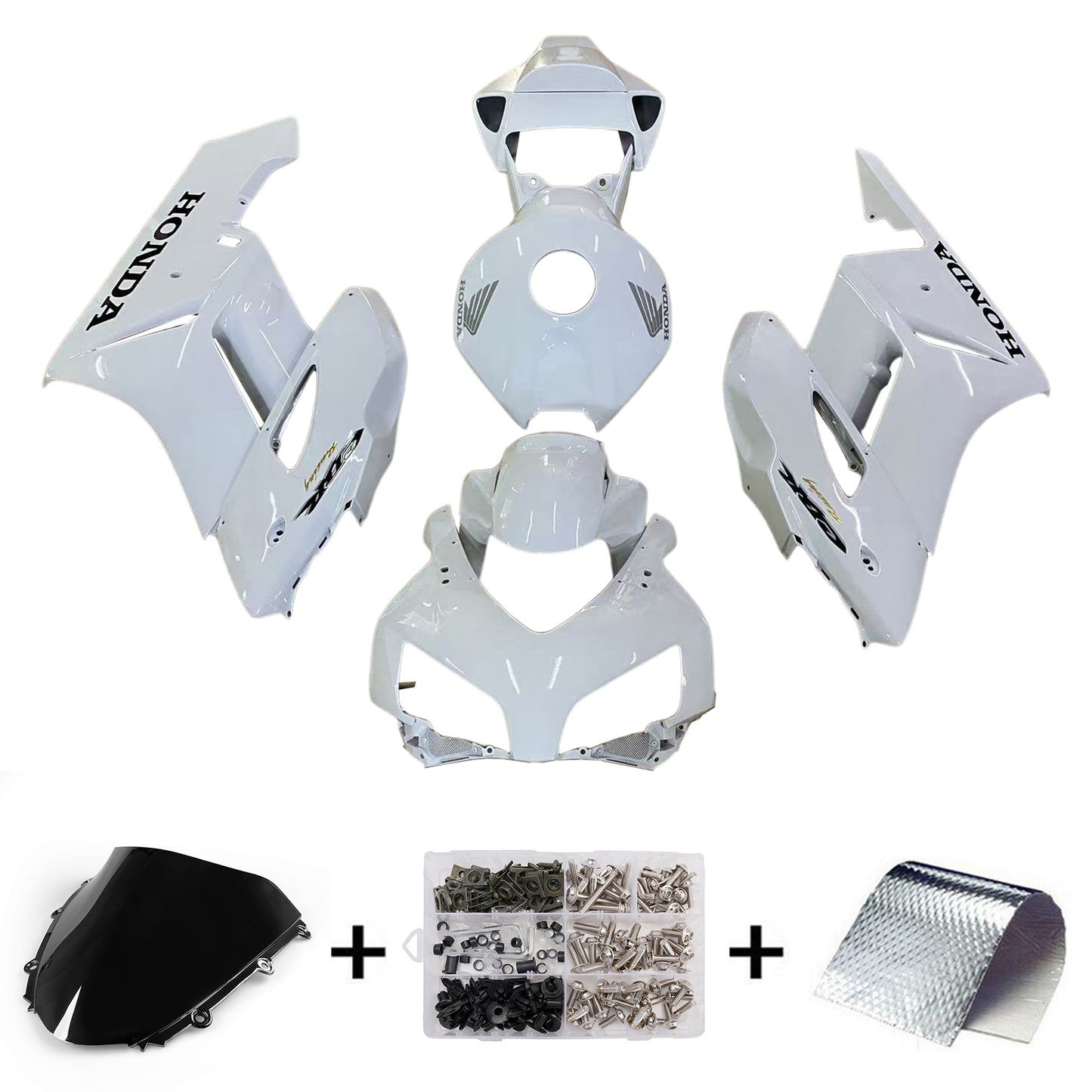 Amotopart 2004-2005 Honda CBR1000 Cladding White? It Kit