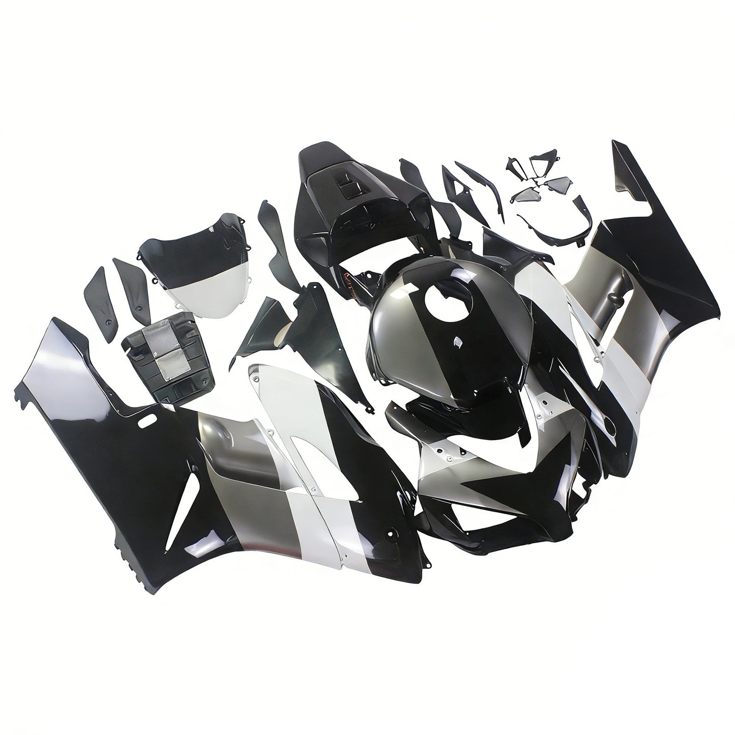 Carene 2004-2005 Honda CBR 1000 RR Nero Argento Repsol Generico