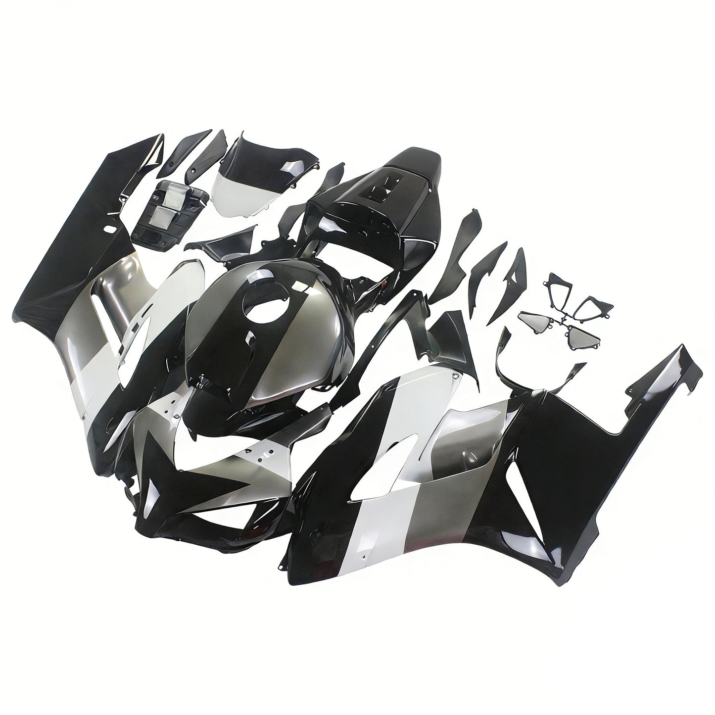 Carene 2004-2005 Honda CBR 1000 RR Nero Argento Repsol Generico