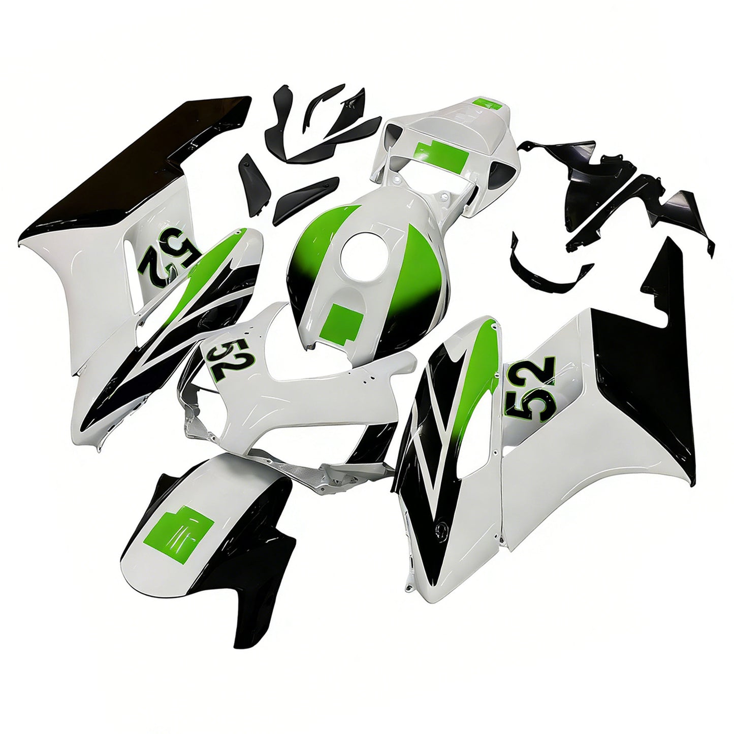 Carene 2004-2005 Honda CBR 1000 RR Bianco No.52 Hannspree Racing Generico