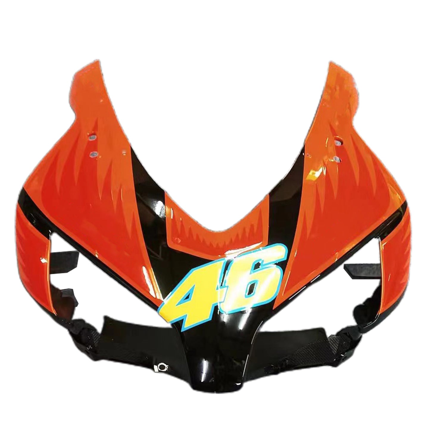 Amotopart rivestimento Honda CBR1000RR 2004-2005 rivestimento Valentino Rossi Racing Black Yellow Faiting Kit