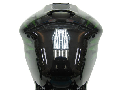 Carene 2004-2005 Honda CBR 1000 RR Black & Green Flame Racing Generico